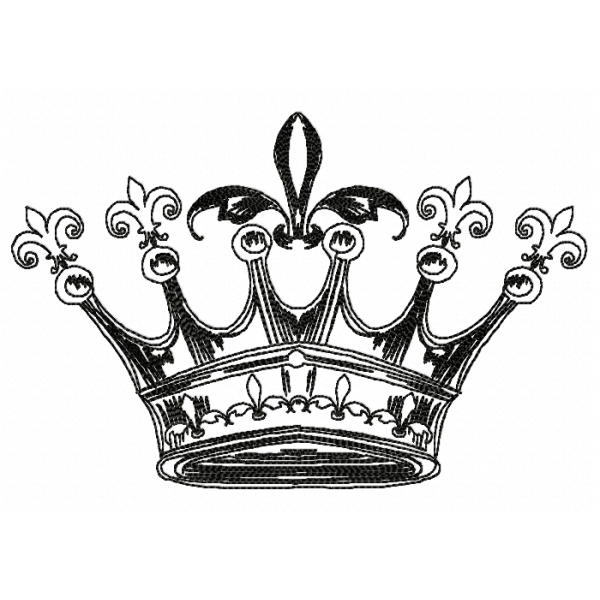 Crown Embroidery Design Crown embroidery design